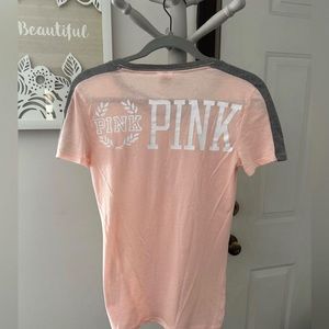 PINK fitted T-Shirt